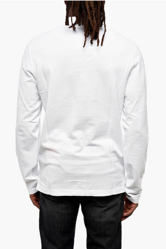  디젤 폴로 티셔츠 A15413 RBAWH 100 White - DIESEL