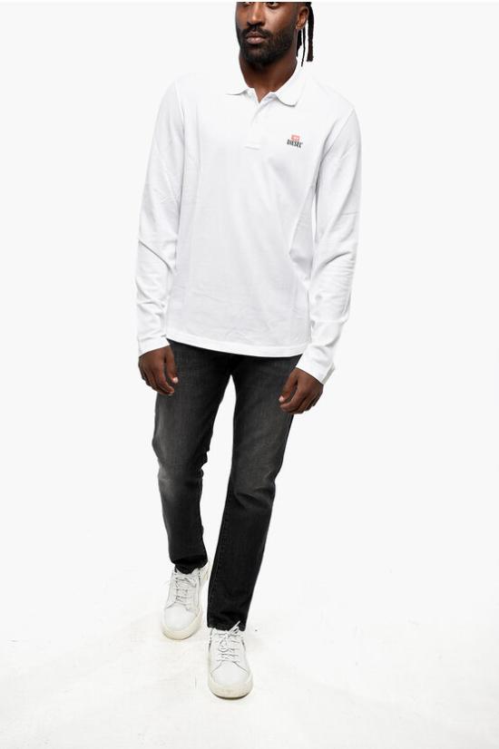  디젤 폴로 티셔츠 A15413 RBAWH 100 White - DIESEL