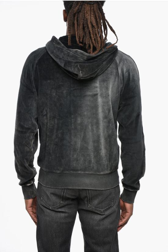  디젤 후드 티셔츠 A12180 0AKAJ 9XX Black - DIESEL