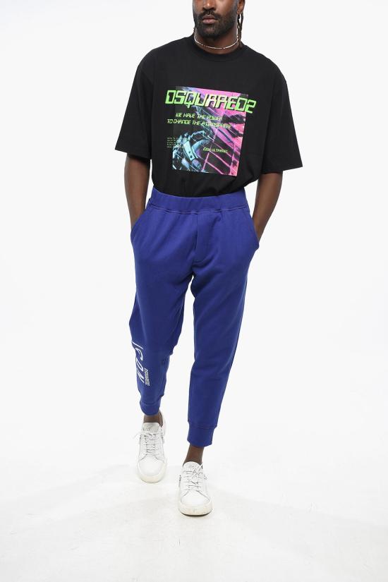  디스퀘어드2 스트레이트 팬츠 S79KA0045 S25516 497 Violet - DSQUARED2