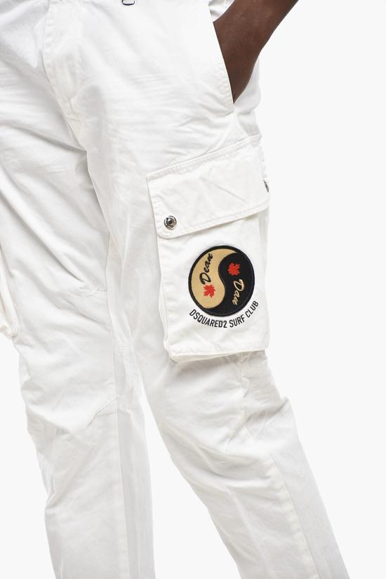  디스퀘어드2 카고 팬츠 S71KB0533 S41794 100 White - DSQUARED2