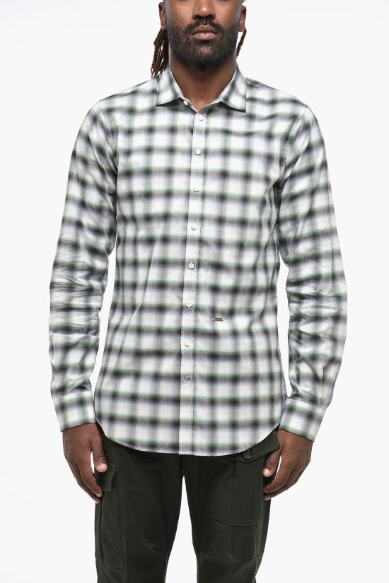  디스퀘어드2 긴팔 셔츠 S74DM0454 S54521 003F Green