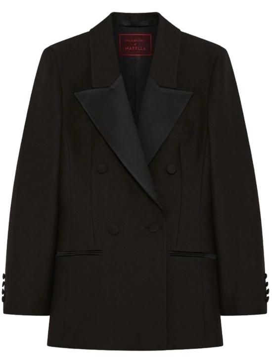 25FW 마렐라 코트 2523046018200 002 NERO Black