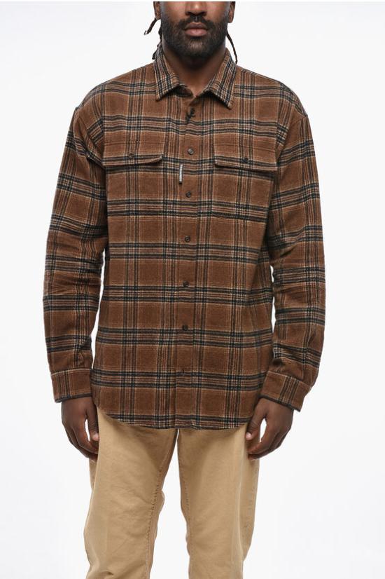  디스퀘어드2 긴팔 셔츠 S71DM0738 D35125 002F Brown