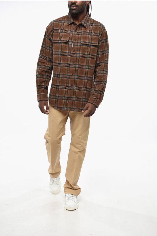  디스퀘어드2 긴팔 셔츠 S71DM0738 D35125 002F Brown - DSQUARED2
