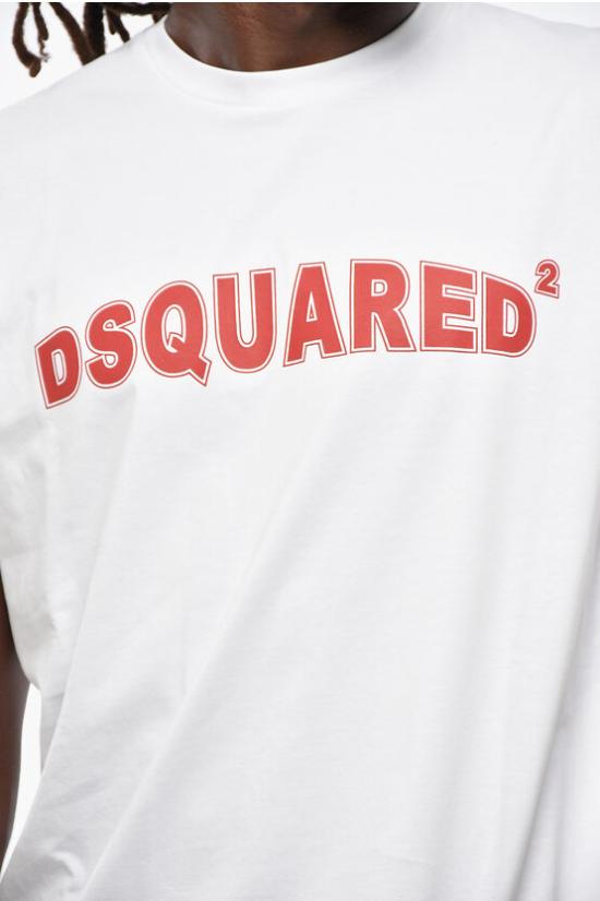  디스퀘어드2 반팔 티셔츠 S71GD1452 D20020 100 White - DSQUARED2