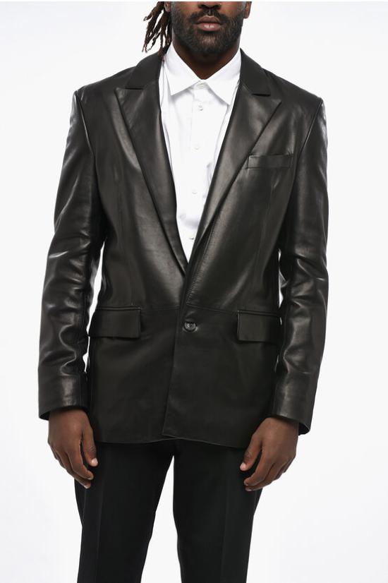  디스퀘어드2 가죽 자켓 S71BN0957 SX8131 900 Black