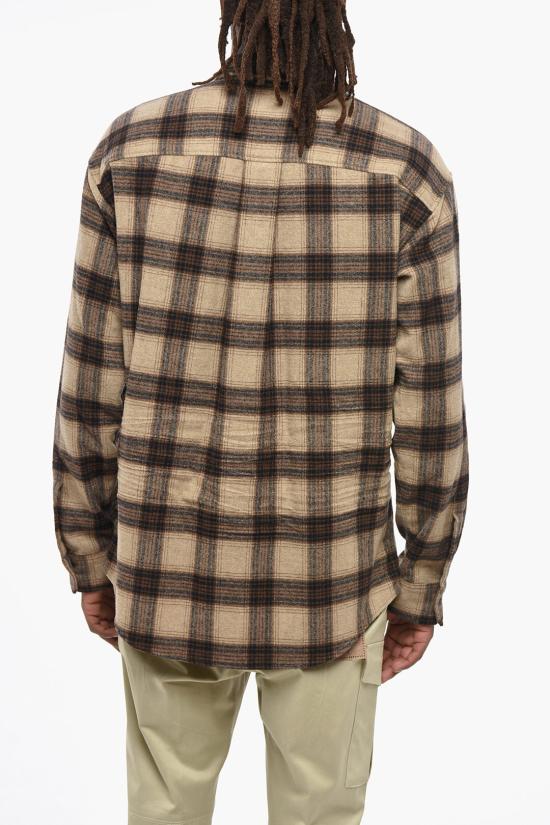  디스퀘어드2 긴팔 셔츠 S71DM0738 D35125 001F Brown - DSQUARED2