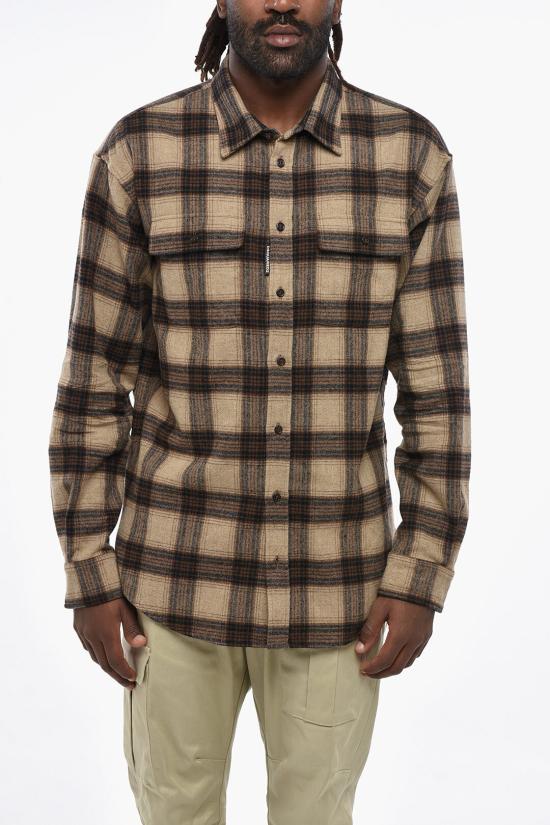  디스퀘어드2 긴팔 셔츠 S71DM0738 D35125 001F Brown