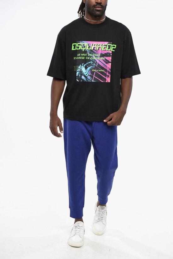  디스퀘어드2 반팔 티셔츠 S71GD1505 D20020 900 Black - DSQUARED2