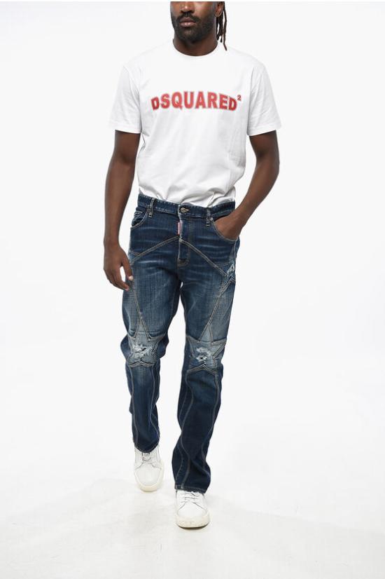  디스퀘어드2 데님 팬츠 S74LB1466 S30664 470 Blue - DSQUARED2