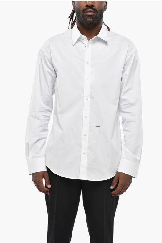  디스퀘어드2 긴팔 셔츠 S74DM0660 S36275 100 White