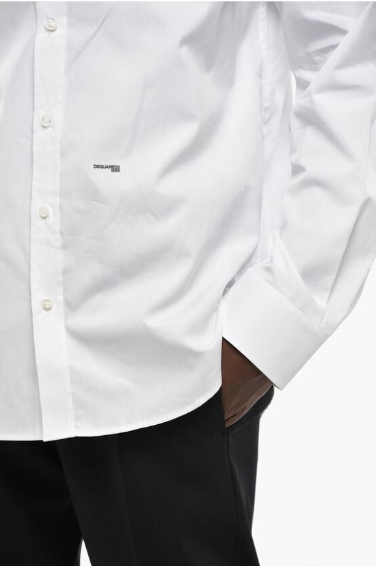  디스퀘어드2 긴팔 셔츠 S74DM0660 S36275 100 White - DSQUARED2