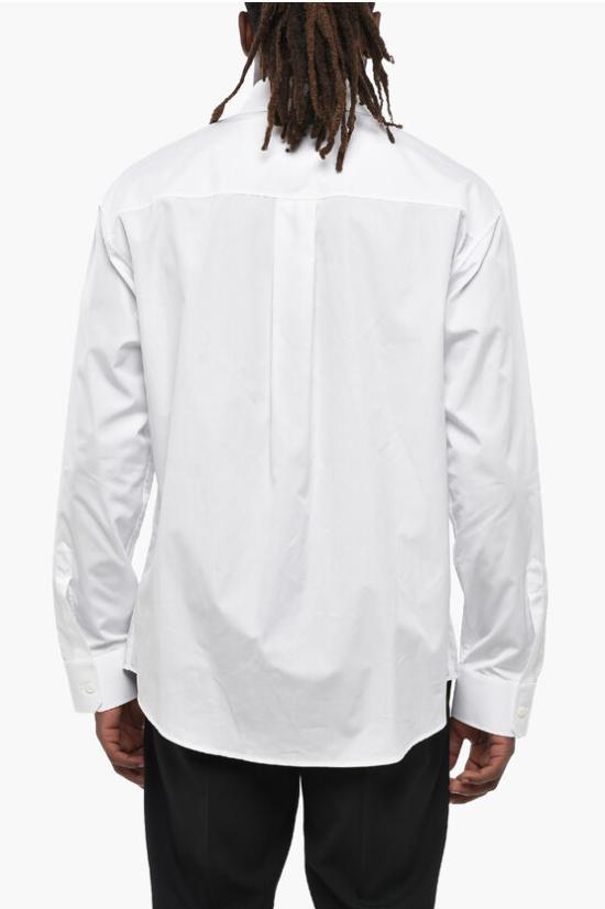  디스퀘어드2 긴팔 셔츠 S74DM0660 S36275 100 White - DSQUARED2