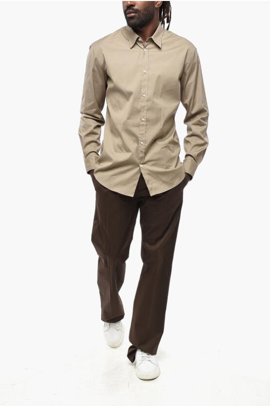  디스퀘어드2 긴팔 셔츠 S74DM0659 S44131 804 Brown - DSQUARED2