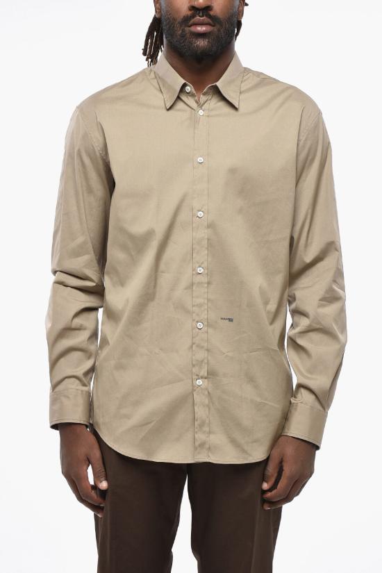  디스퀘어드2 긴팔 셔츠 S74DM0659 S44131 804 Brown