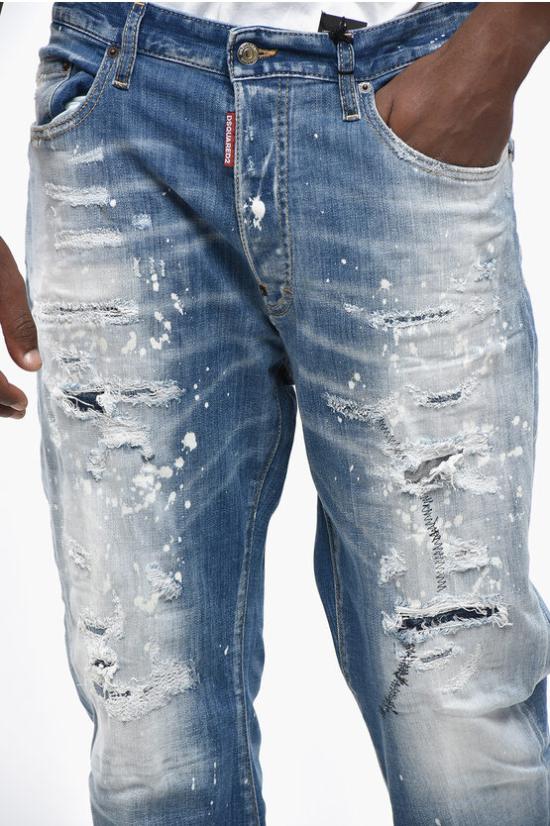  디스퀘어드2 데님 팬츠 S71LB1464 S30342 470 Blue - DSQUARED2