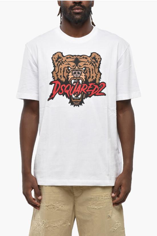  디스퀘어드2 반팔 티셔츠 S74GD1316 D20014 100 White