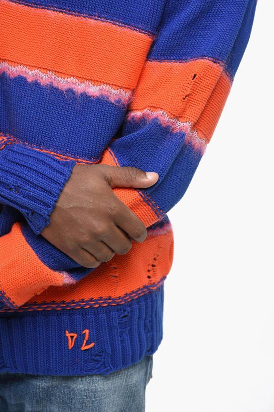  디스퀘어드2 스웨터 S74HA1303S18177962 Arancio Blu - DSQUARED2