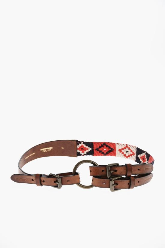  디스퀘어드2 레귤러 벨트 BEW032612905394M1957 Multicolor - DSQUARED2
