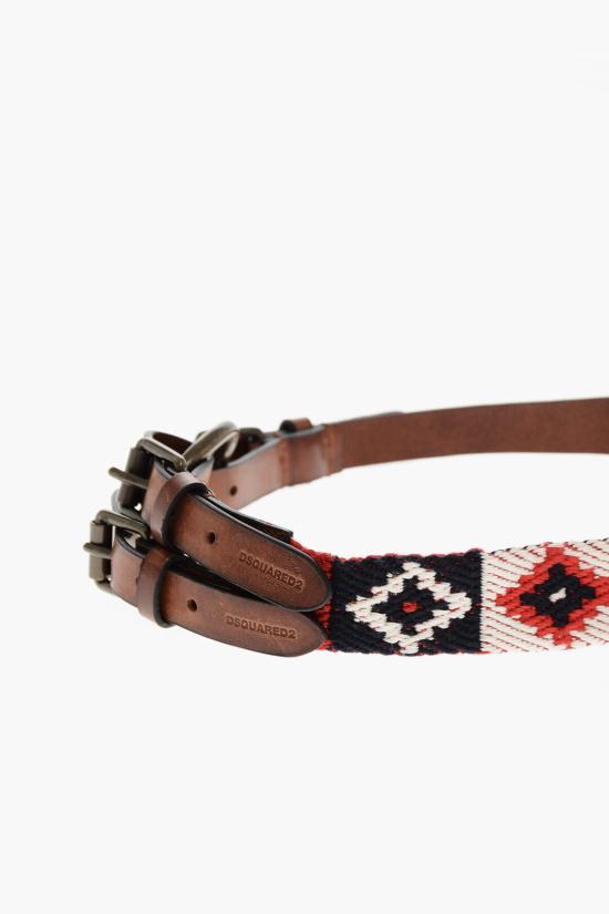  디스퀘어드2 레귤러 벨트 BEW032612905394M1957 Multicolor - DSQUARED2