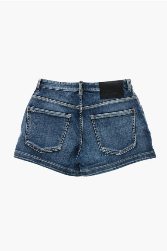  [키즈] 디스퀘어드2 데님 숏팬츠 KDQ0787D0A1WDQ01 Blue - DSQUARED2