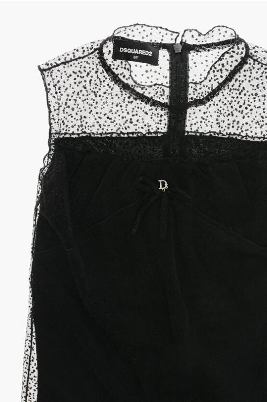  [키즈] 디스퀘어드2 원피스 KDQ1499D0A3EDQ900 Black - DSQUARED2