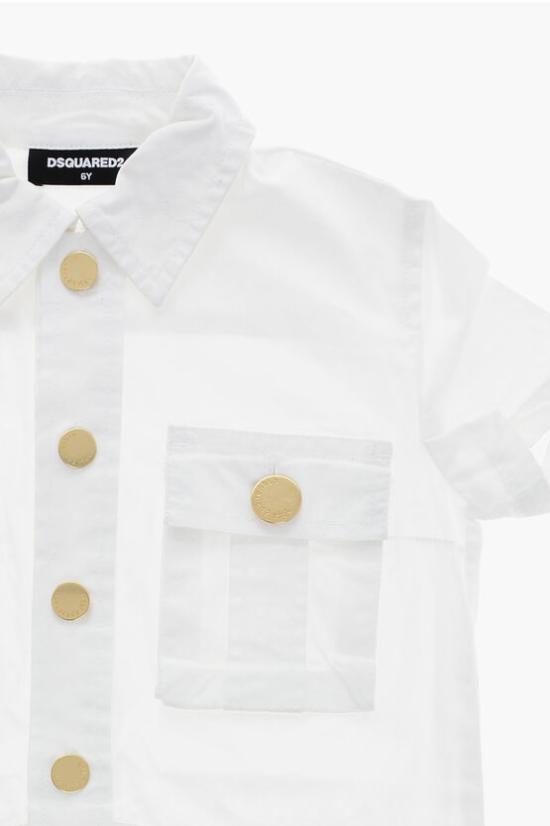  [키즈] 디스퀘어드2 원피스 KDQ1526D0A38DQ100 White - DSQUARED2