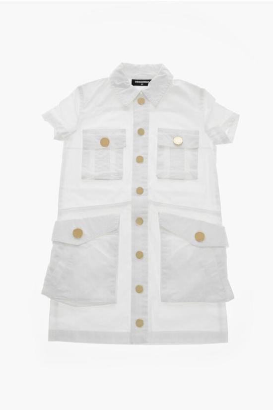  [키즈] 디스퀘어드2 원피스 KDQ1526D0A38DQ100 White