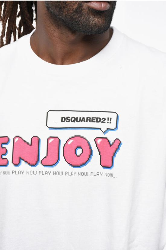  디스퀘어드2 긴팔 티셔츠 S74GD1149S23851100 White - DSQUARED2