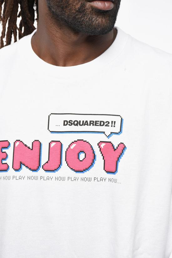  디스퀘어드2 긴팔 티셔츠 S74GD1149S23851100 White - DSQUARED2