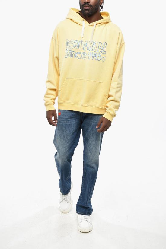  디스퀘어드2 후드 티셔츠 S74GU0735S25030150 Yellow - DSQUARED2