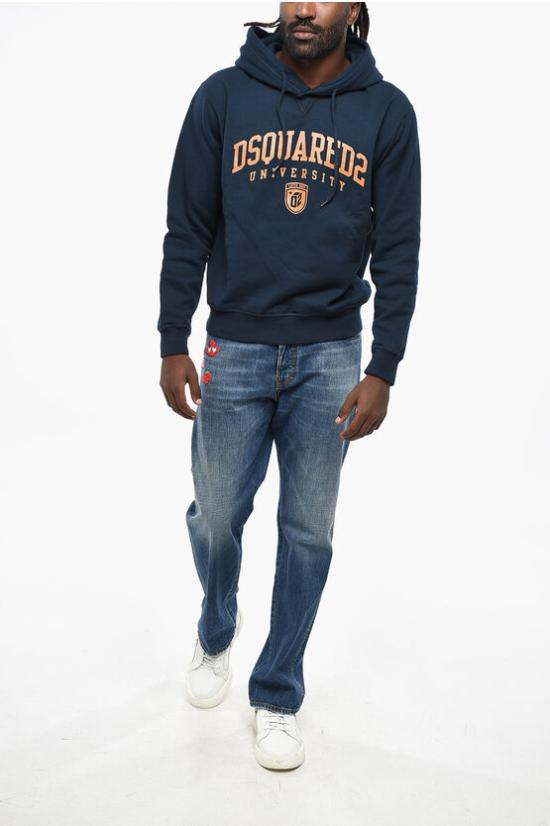  디스퀘어드2 후드 티셔츠 S74GU0744S25516478 Blue - DSQUARED2