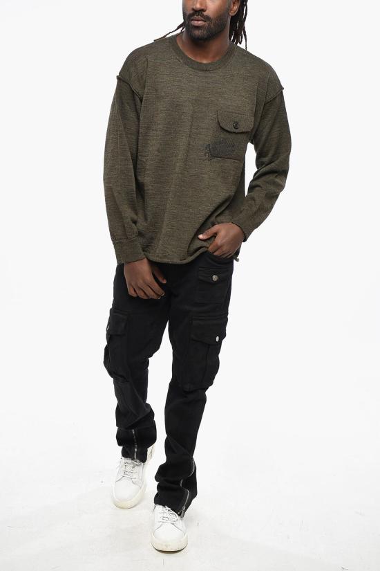  디스퀘어드2 스웨터 S74HA1344S18312727 Military Green - DSQUARED2