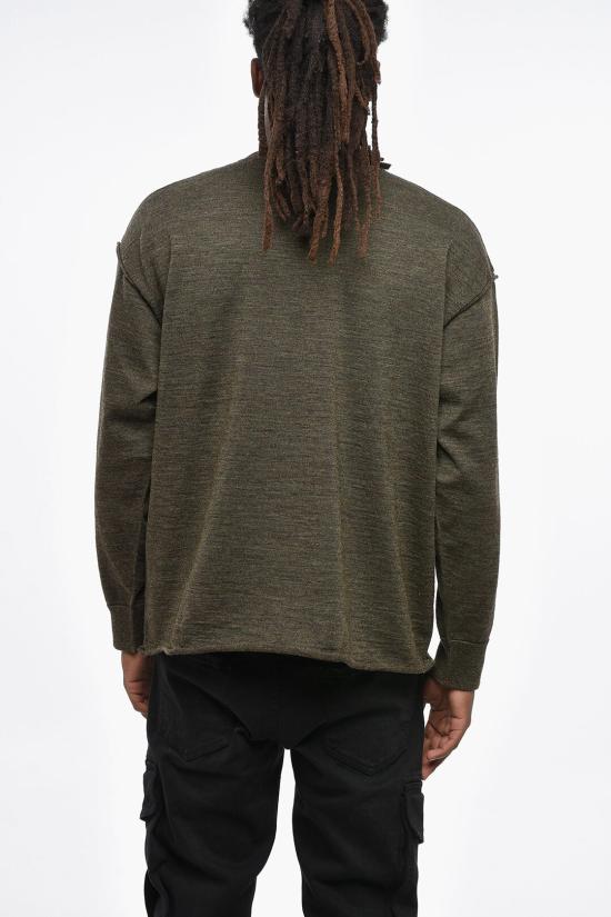  디스퀘어드2 스웨터 S74HA1344S18312727 Military Green - DSQUARED2