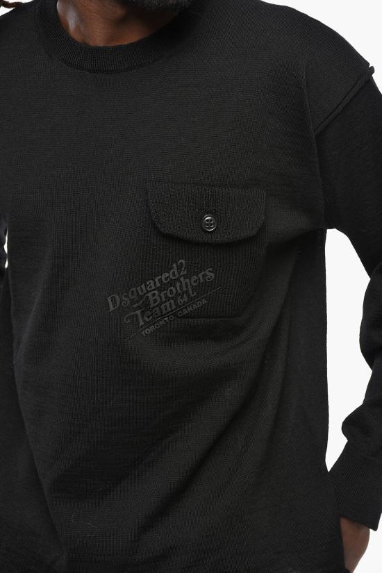  디스퀘어드2 스웨터 S74HA1344S18312900 Black - DSQUARED2