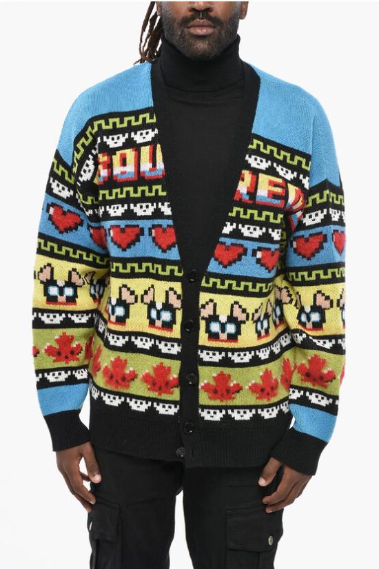  디스퀘어드2 가디건 S74HA1376S18316961 Multicolor