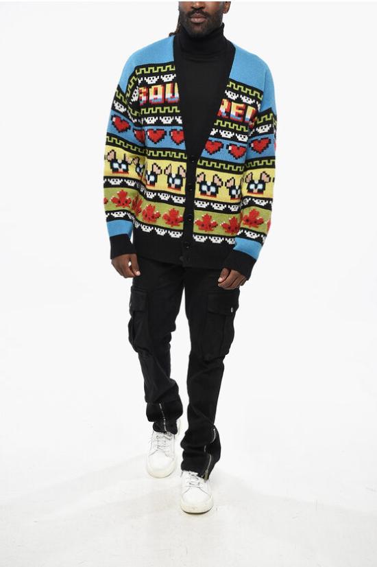  디스퀘어드2 가디건 S74HA1376S18316961 Multicolor - DSQUARED2