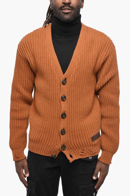  디스퀘어드2 가디건 S74HA1382S18299188 Brown