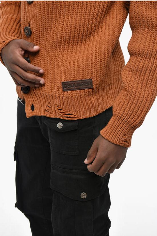  디스퀘어드2 가디건 S74HA1382S18299188 Brown - DSQUARED2