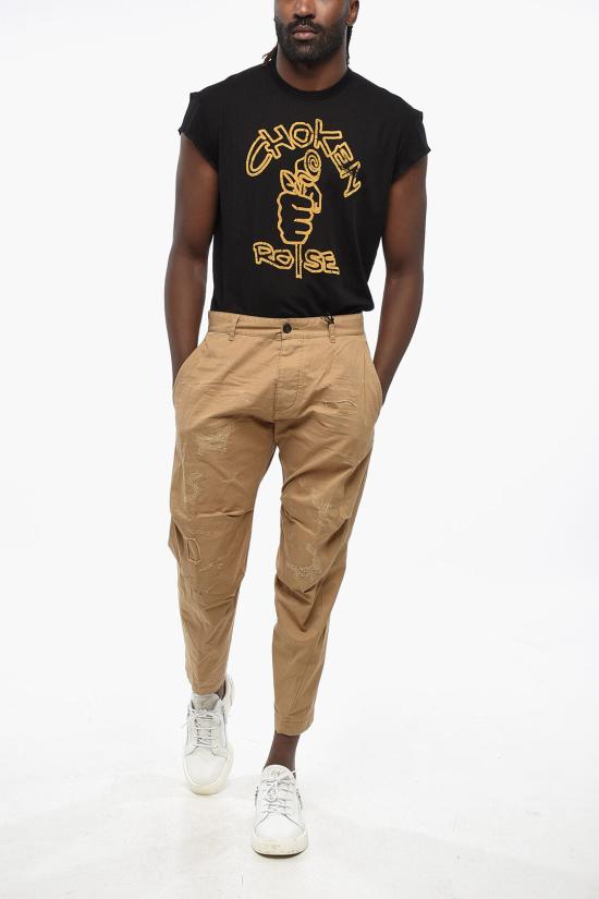  디스퀘어드2 스트레이트 팬츠 S74KB0822S41794131 Brown - DSQUARED2