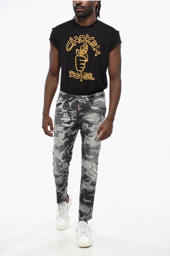  디스퀘어드2 데님 팬츠 S74LB1376S30357900 Gray - DSQUARED2