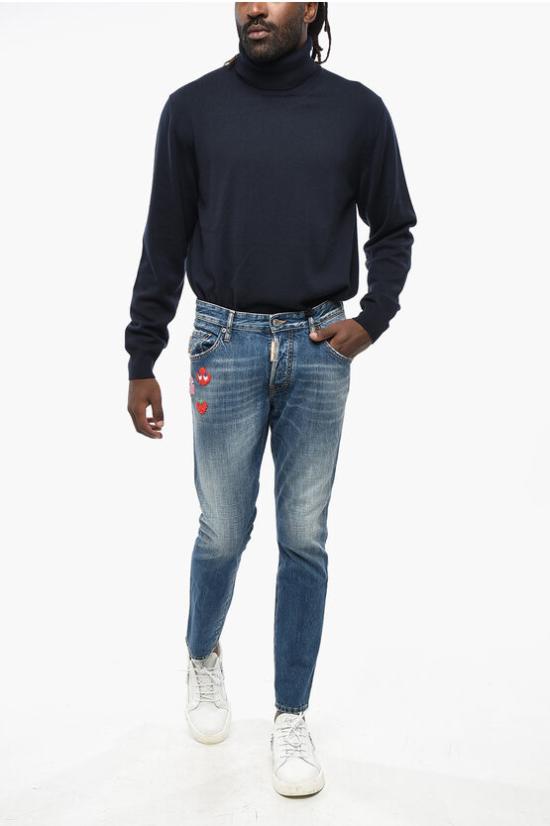  디스퀘어드2 데님 팬츠 S71LB1330S30309470 Blue - DSQUARED2