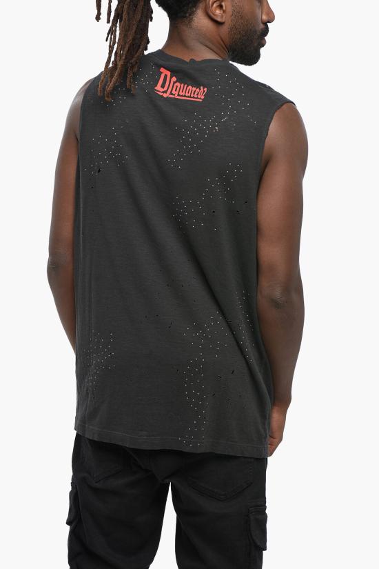  디스퀘어드2 반팔 티셔츠 S71GD1343S22146814 Anthracite - DSQUARED2