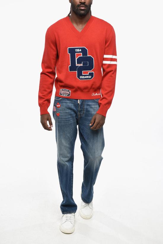  디스퀘어드2 스웨터 S71HA1217S18366961 Red - DSQUARED2