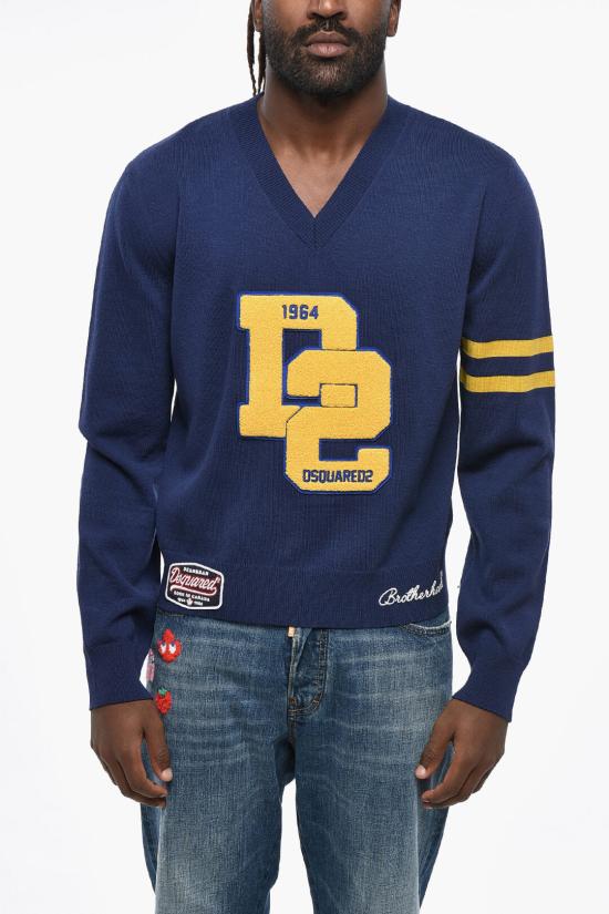  디스퀘어드2 스웨터 S71HA1217S18366962 Blue