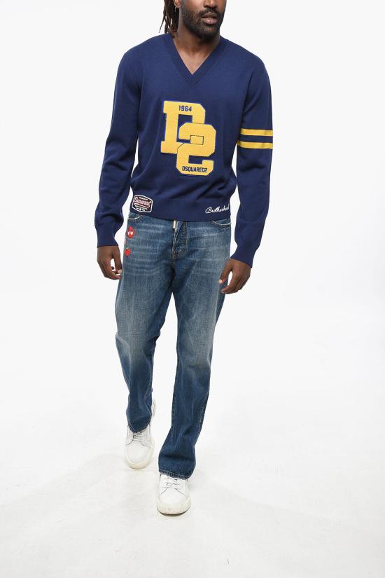  디스퀘어드2 스웨터 S71HA1217S18366962 Blue - DSQUARED2