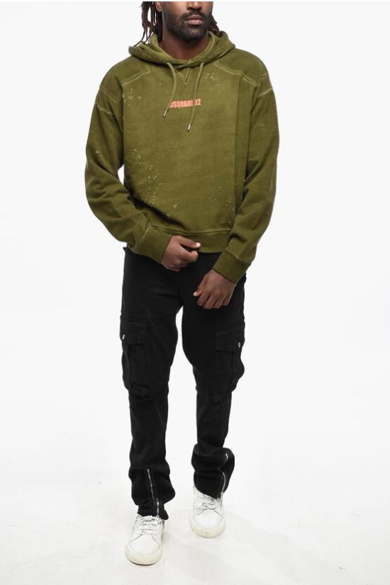  디스퀘어드2 후드 티셔츠 S71GU0615S25030728 Green - DSQUARED2