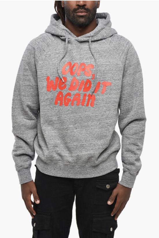  디스퀘어드2 후드 티셔츠 S71GU0617S25477860M Gray