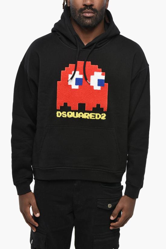  디스퀘어드2 후드 티셔츠 S71GU0635S25516900 Black